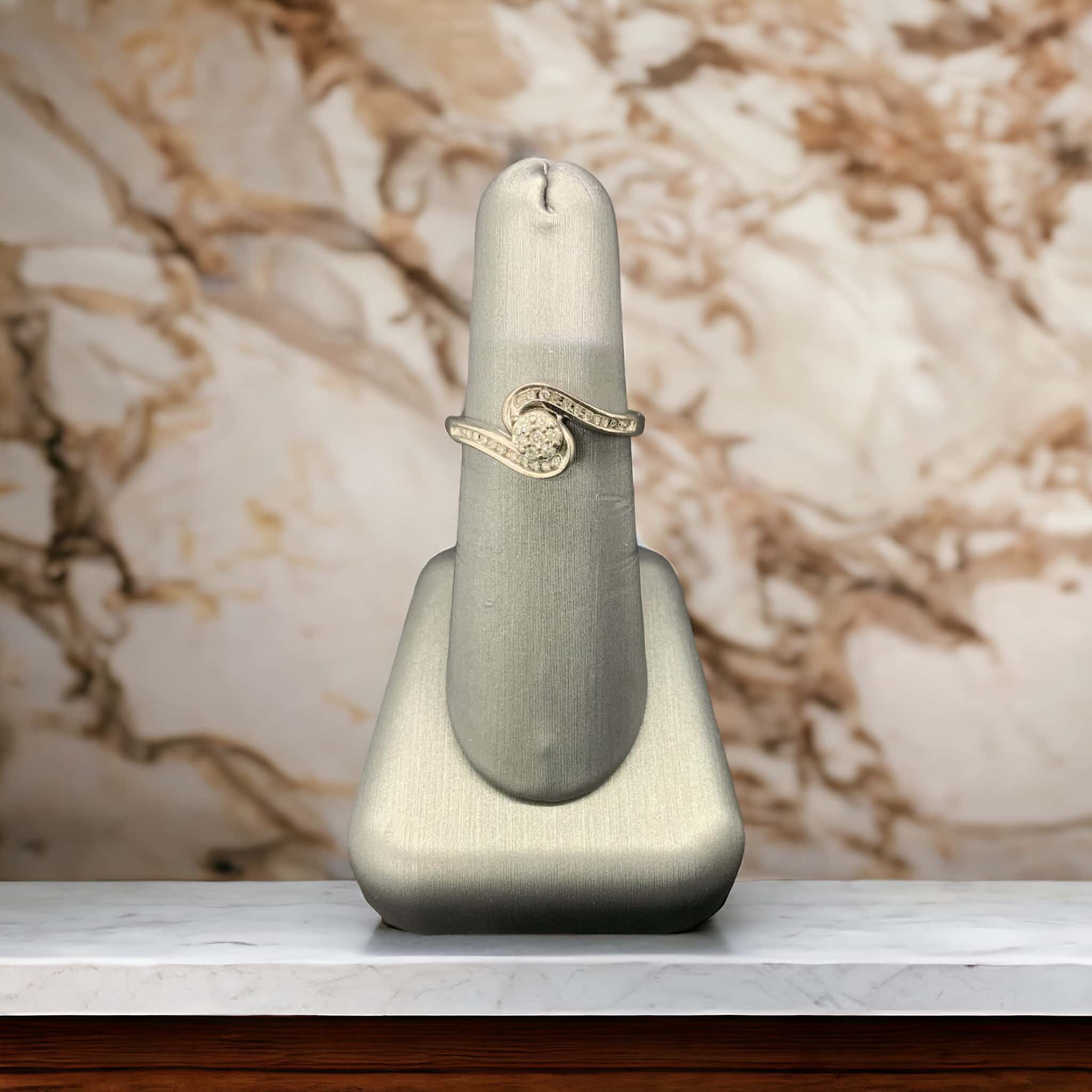 Diamond Accent Ring Diamond Fashion Platinum Jewelers MS Diamond Accent Ring