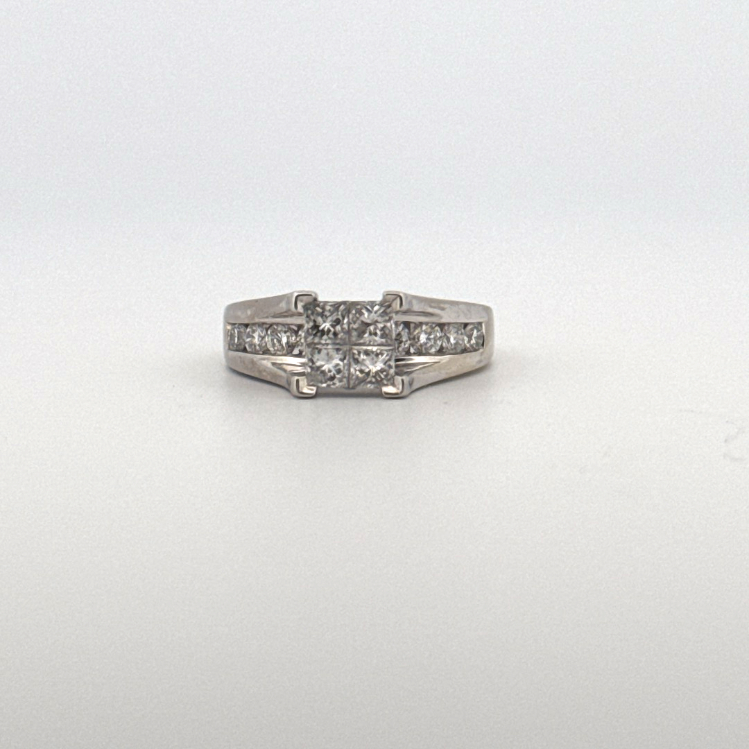 Bridal Invisible Set Princess Bridal Platinum Jewelers MS Bridal Invisible Set Princess - Image 3