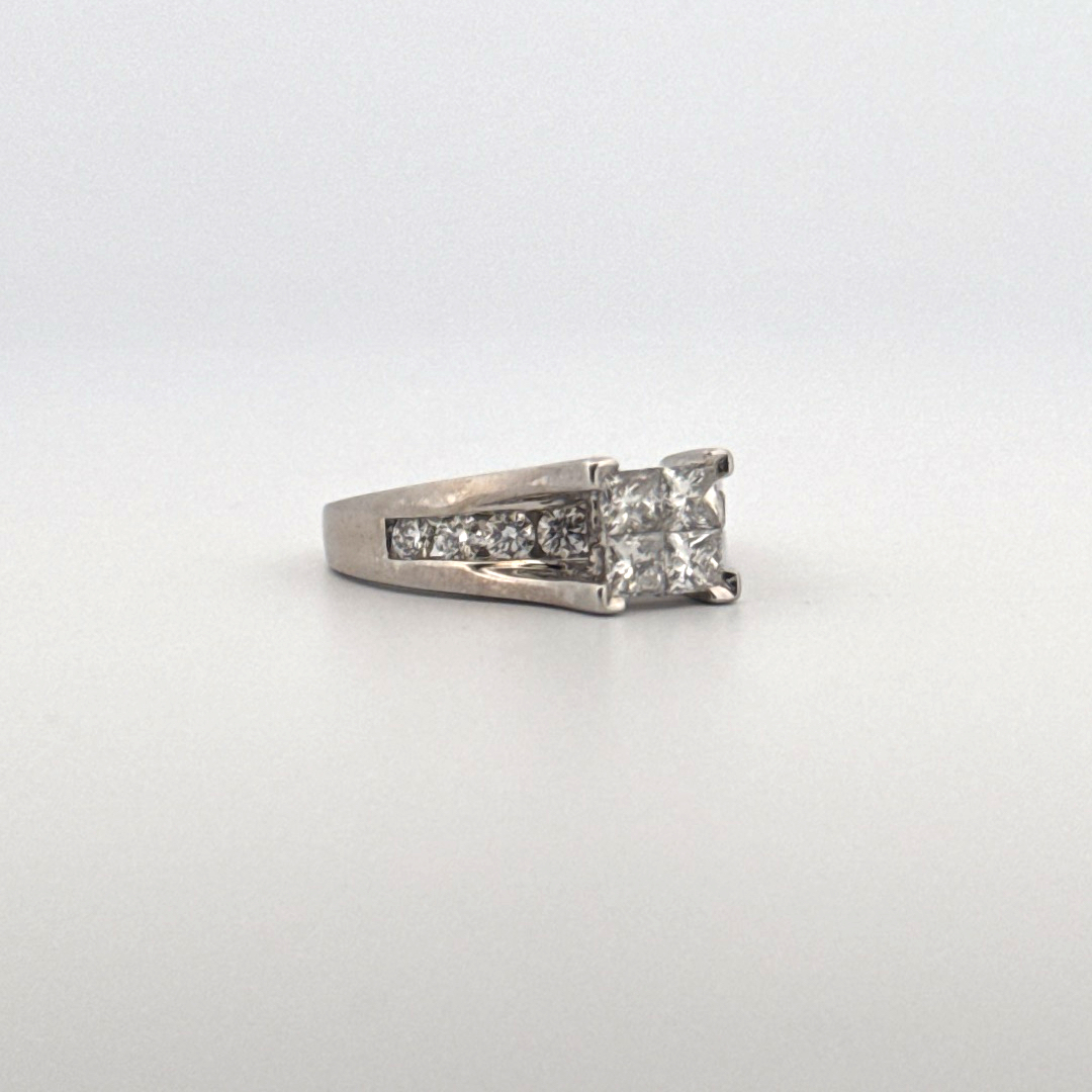 Bridal Invisible Set Princess Bridal Platinum Jewelers MS Bridal Invisible Set Princess - Image 4