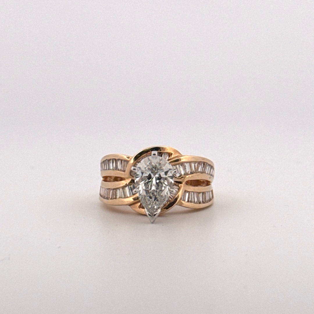 Bridal 14kt Yellow Gold 3.00 Total Weight Bridal Platinum Jewelers MS Bridal 14kt Yellow Gold 3.00 Total Weight - Image 3