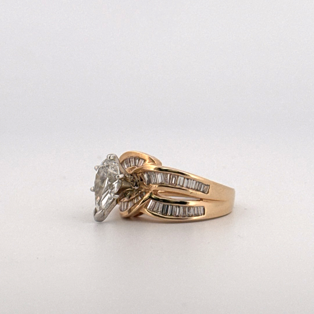 Bridal 14kt Yellow Gold 3.00 Total Weight Bridal Platinum Jewelers MS Bridal 14kt Yellow Gold 3.00 Total Weight - Image 4