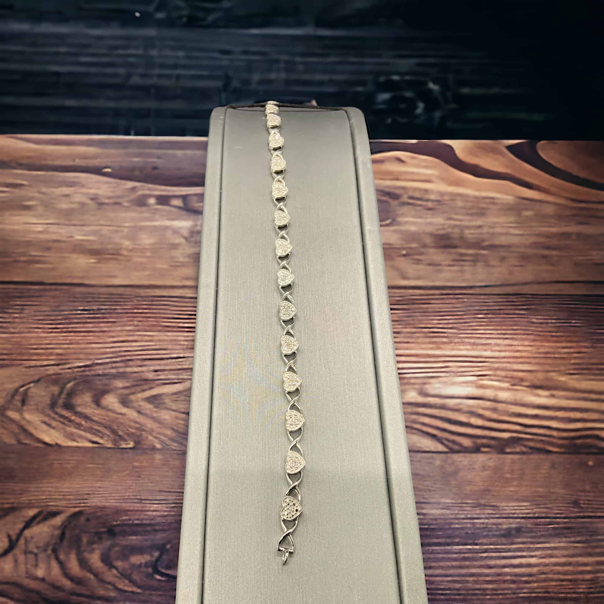 Diamond Bracelet Sterling Silver Bracelets Platinum Jewelers MS Diamond Bracelet Sterling Silver - Image 2