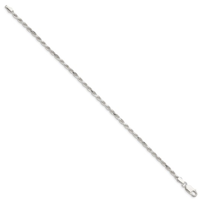 Men’s Elegant 8″ Rope Chain Bracelet Bracelets Platinum Jewelers MS