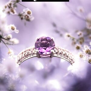 Sterling Silver Ring with Amethyst and White Topaz Accents Amethyst Platinum Jewelers MS