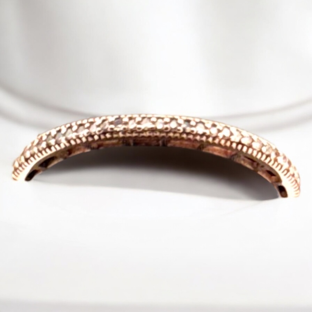 Bridal 14kt Rose Gold Halo Ring Anniversary Platinum Jewelers MS Bridal 14kt Rose Gold Halo Ring - Image 2