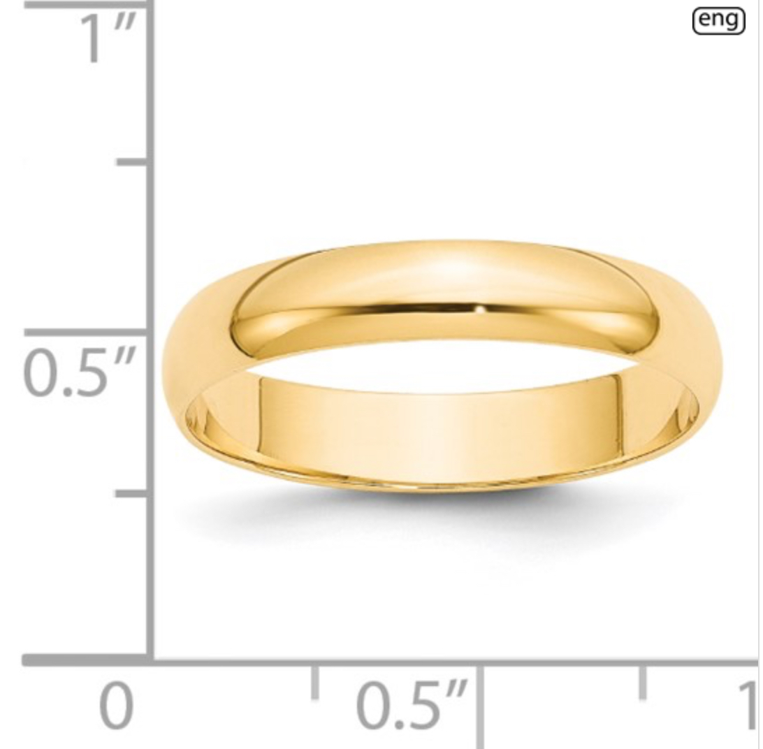4 MM Gold Band Gold Jewelry Platinum Jewelers MS 4 MM Gold Band - Image 3