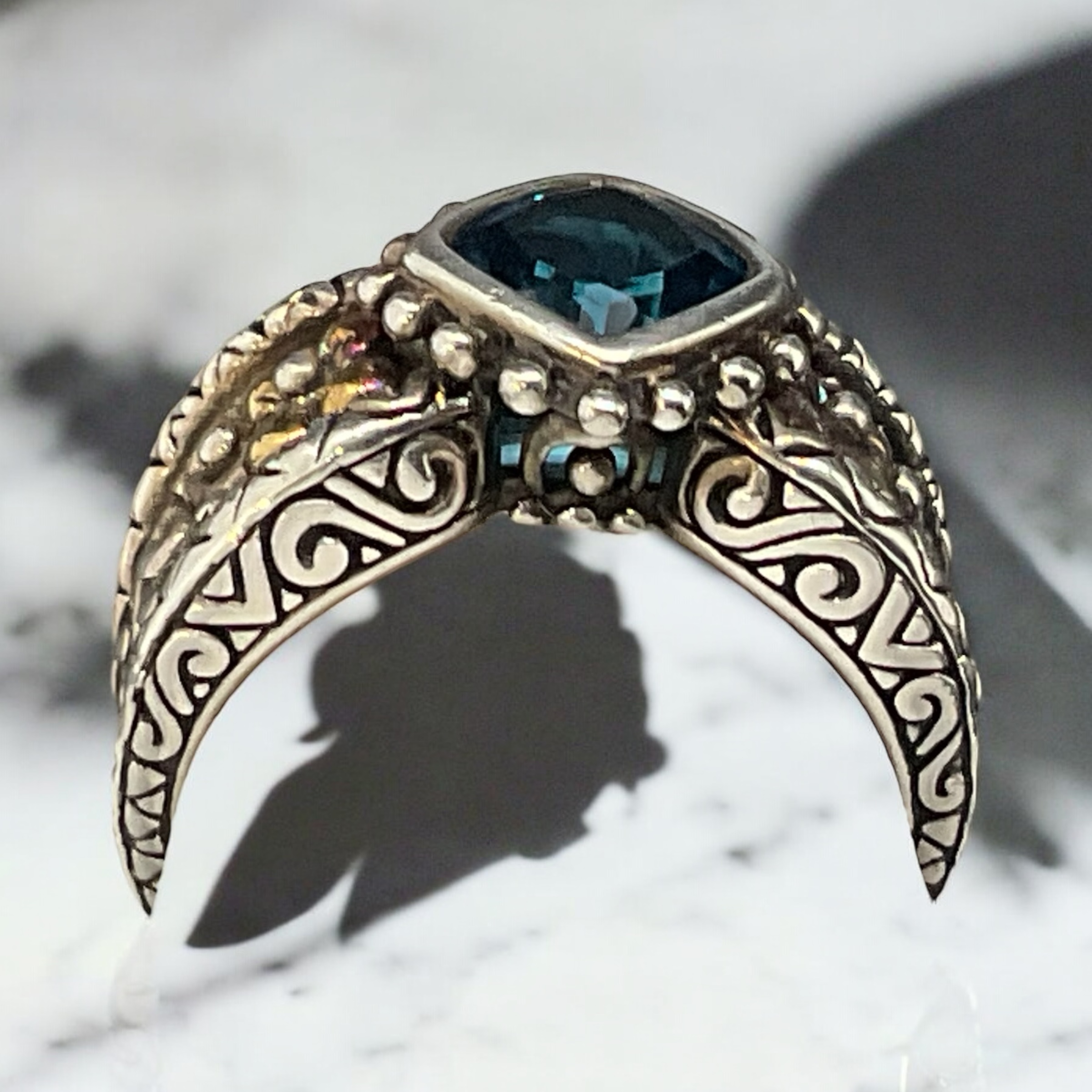 London Blue Topaz Blue Topaz Platinum Jewelers MS London Blue Topaz - Image 2