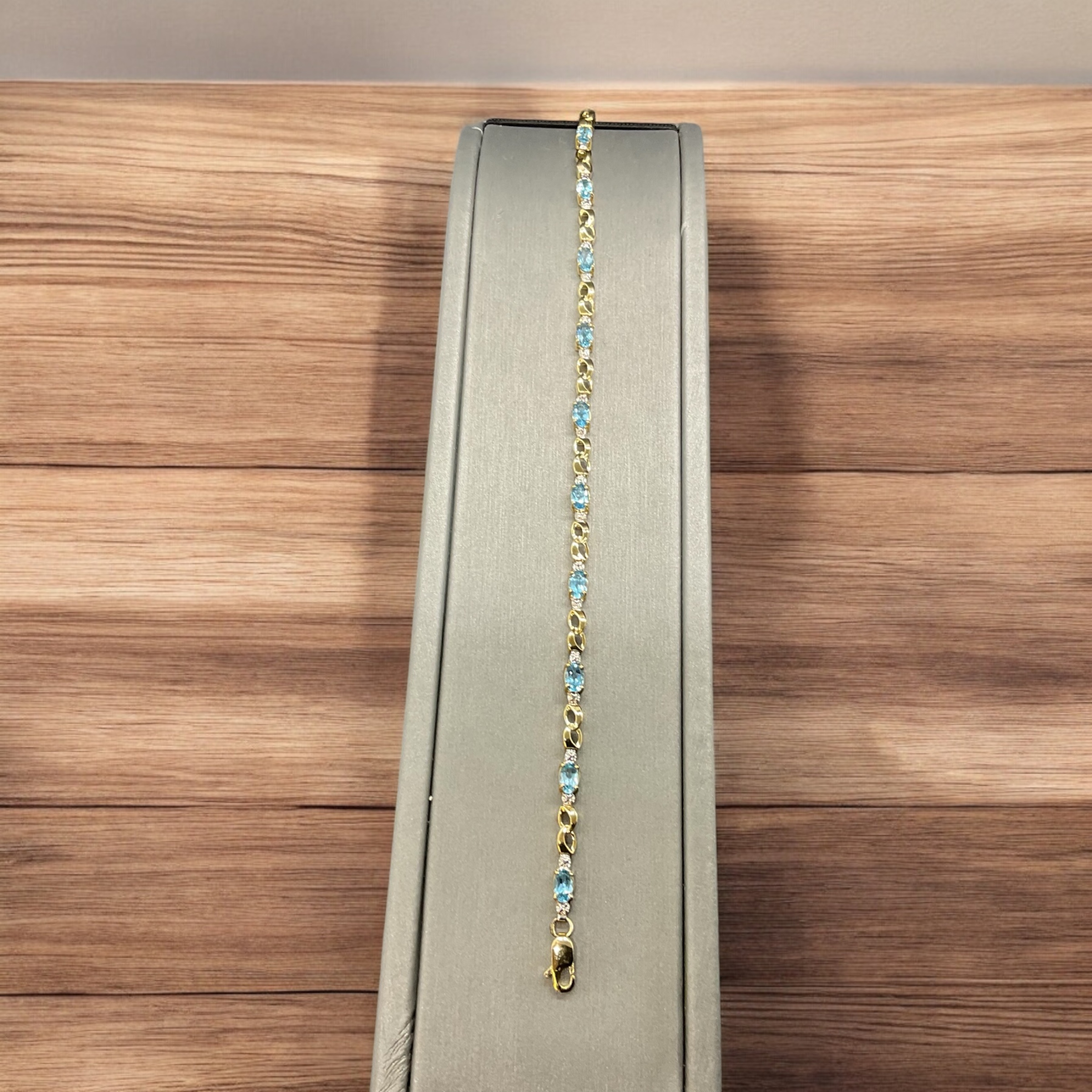 Blue Topaz Bracelet Blue Topaz Platinum Jewelers MS Blue Topaz Bracelet