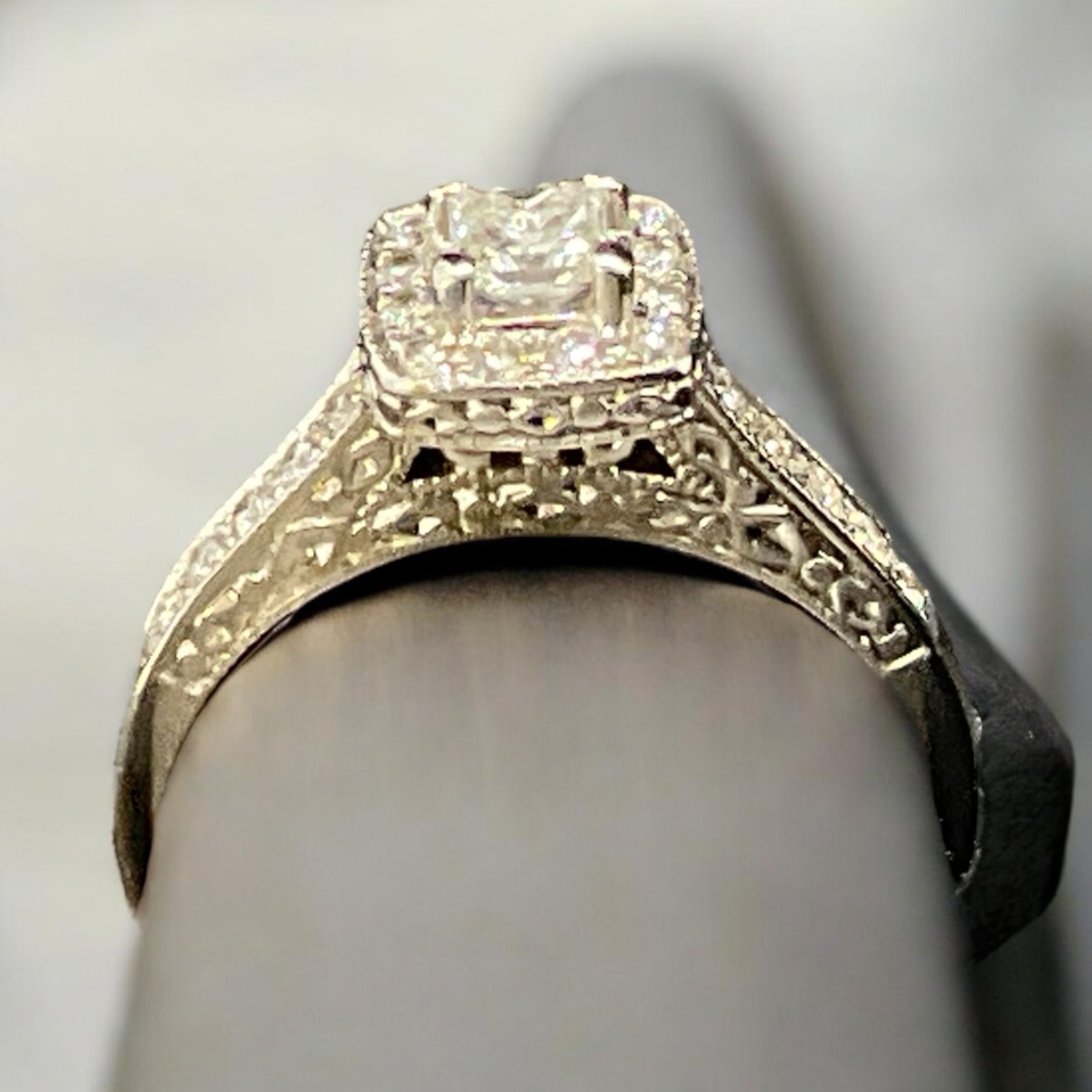 Halo Princess Bridal Bridal Platinum Jewelers MS Halo Princess Bridal - Image 2