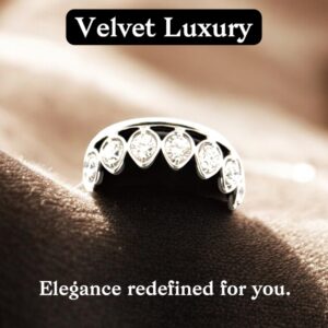 Sophisticated Sterling Silver Anniversary Band with Lab Grown 1.04 Carat, 7 Round Diamond Fashion Collection Anniversary Platinum Jewelers MS