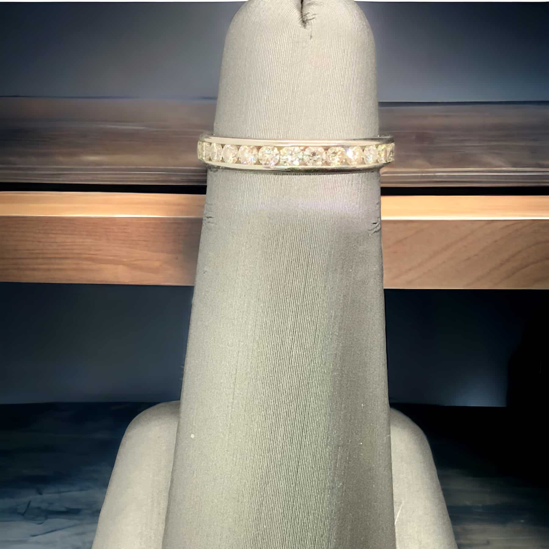 Diamond Eternity Anniversary Band Anniversary Platinum Jewelers MS Diamond Eternity Anniversary Band