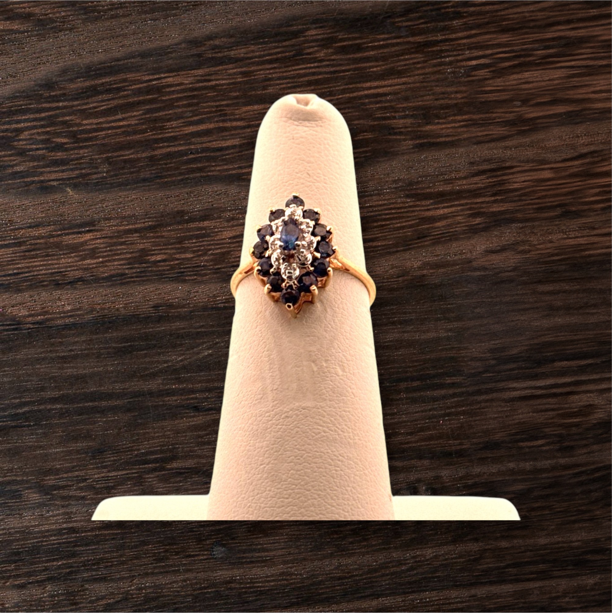 10kt Yellow Gold Sapphire Ring Sapphire Platinum Jewelers MS 10kt Yellow Gold Sapphire Ring