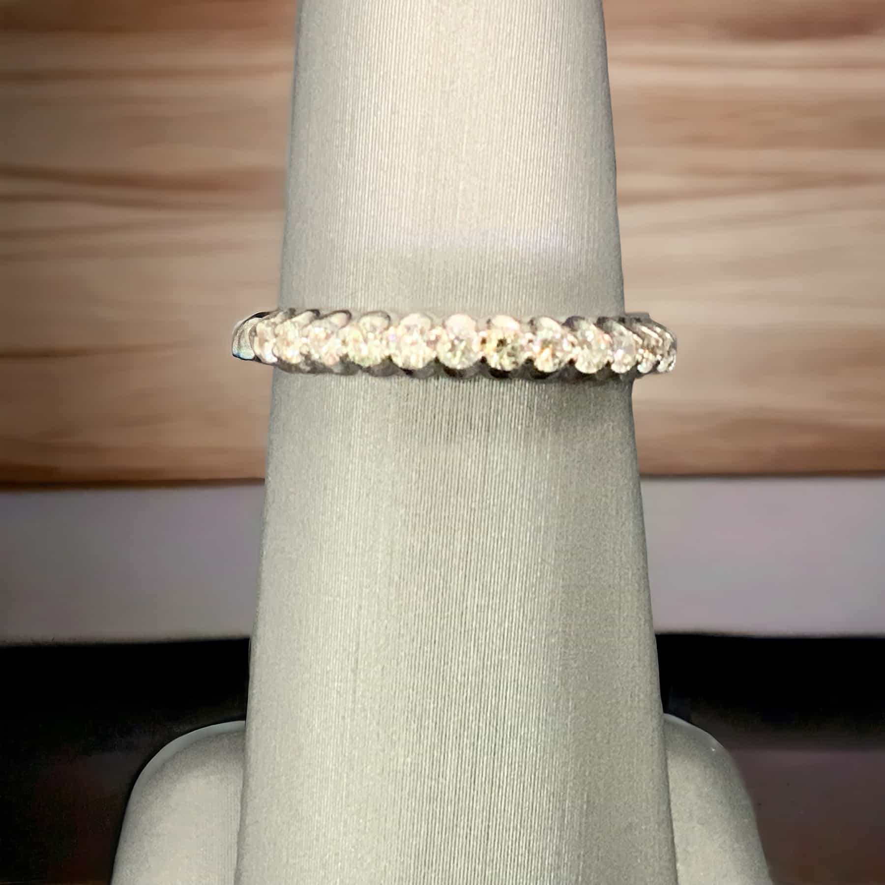 Diamond Anniversary Band Anniversary Platinum Jewelers MS Diamond Anniversary Band