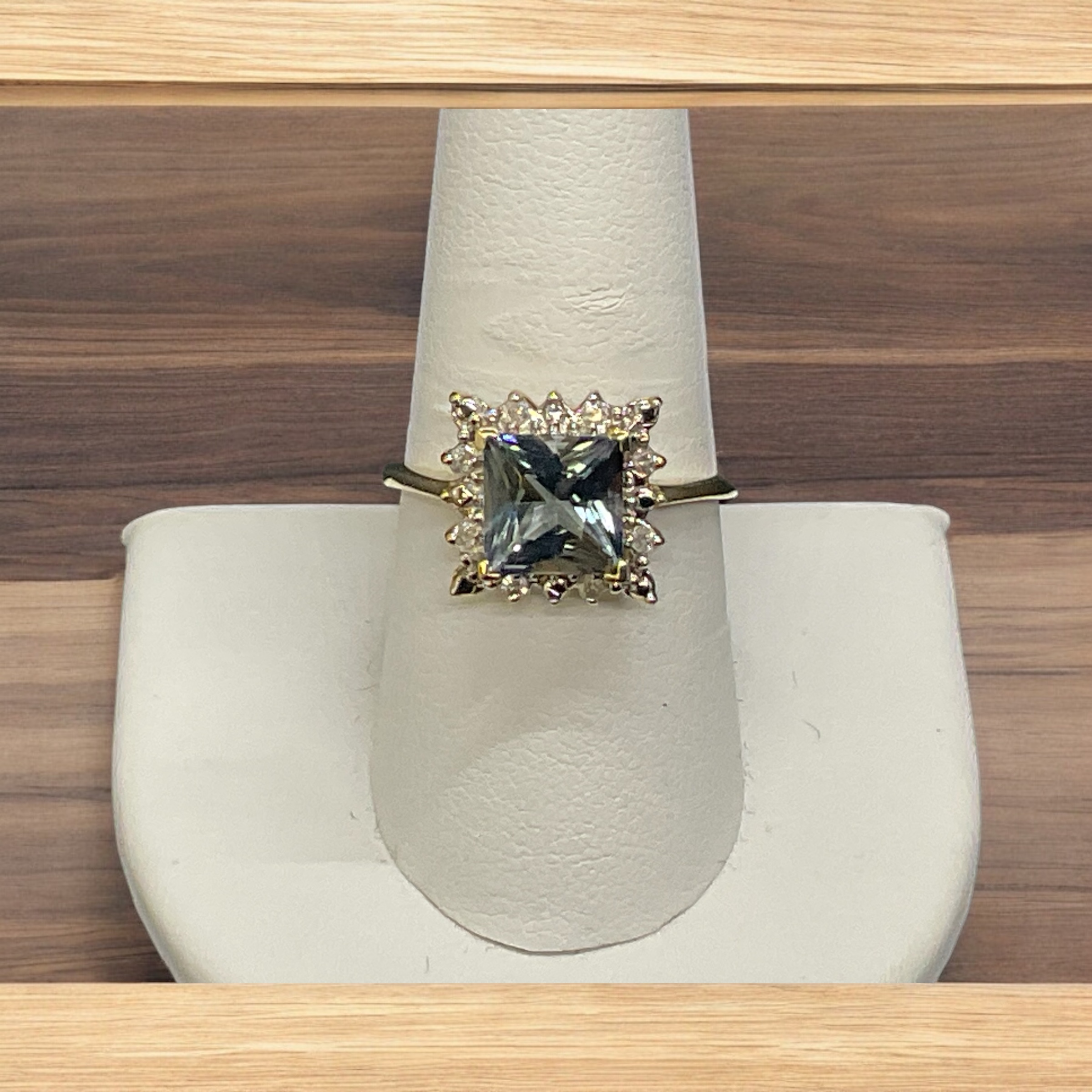 Blue Topaz Ring Blue Topaz Platinum Jewelers MS Blue Topaz Ring