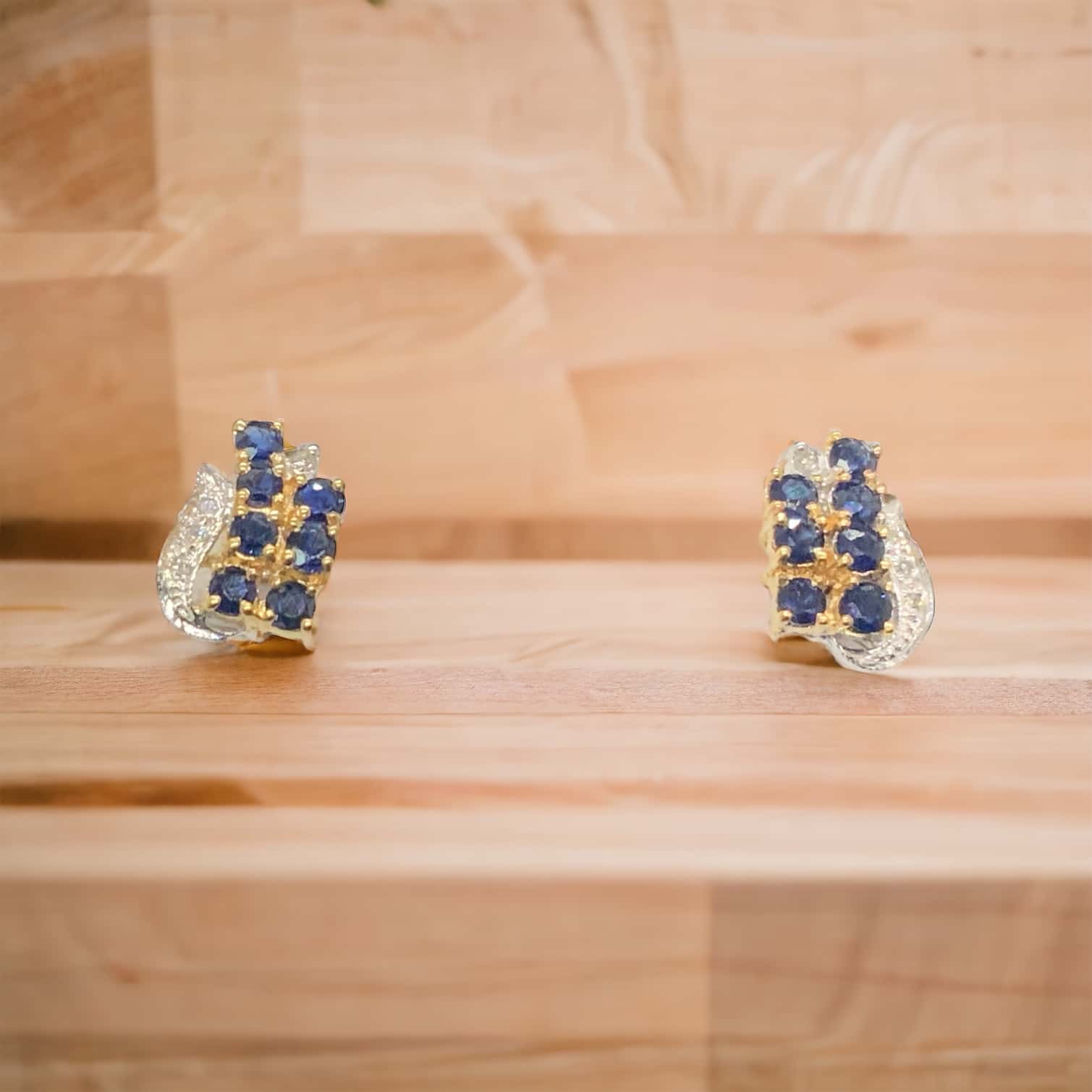 Sapphire Earrings Sapphire Platinum Jewelers MS Sapphire Earrings