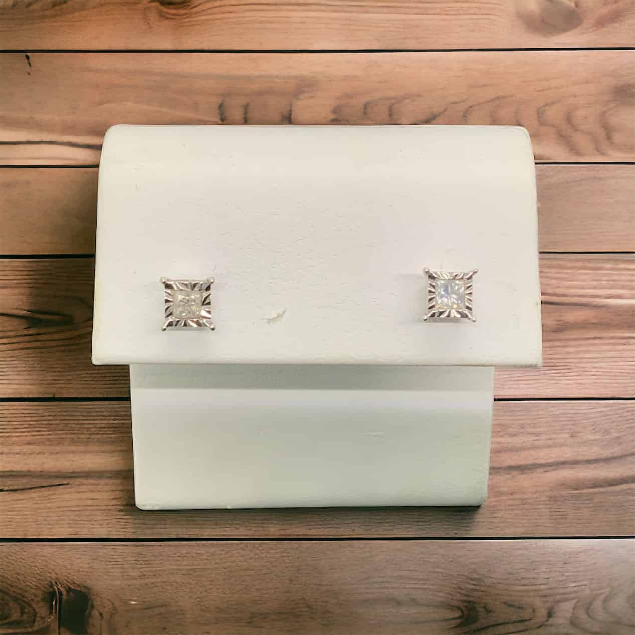 Princess Studs Studs Platinum Jewelers MS Princess Studs