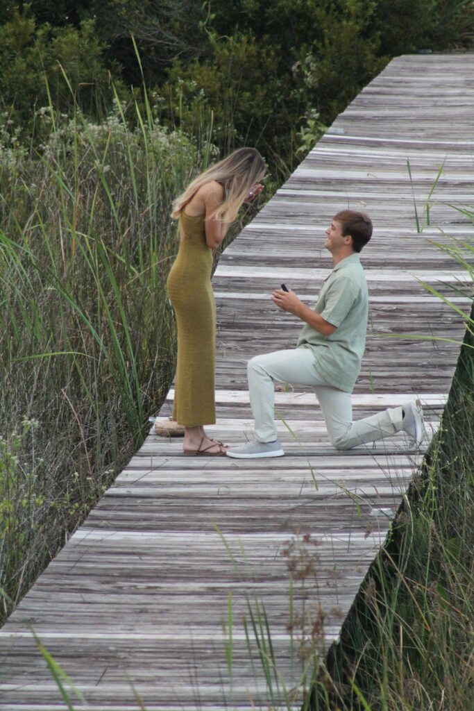 Jeffery and Avary custom engagement ring proposal Central Mississippi