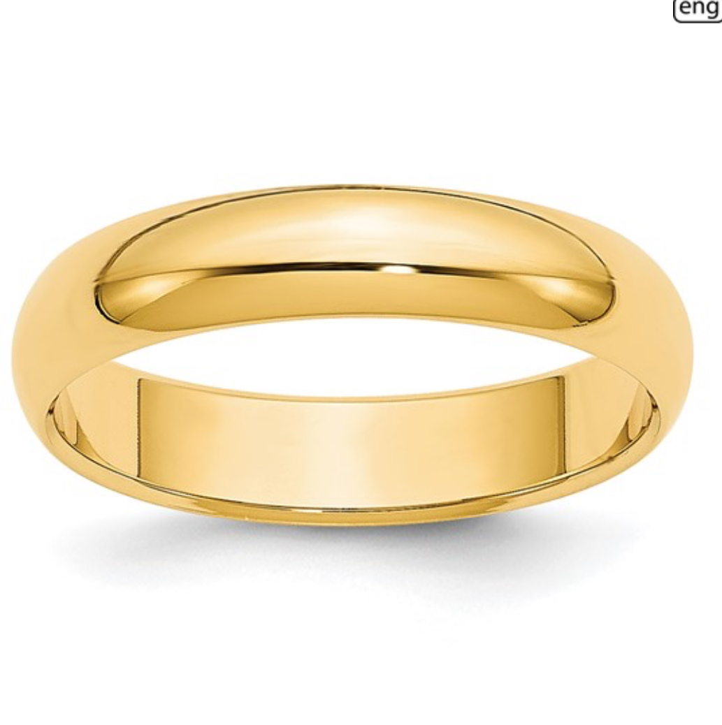 4 MM Gold Band Gold Jewelry Platinum Jewelers MS 4 MM Gold Band - Image 2
